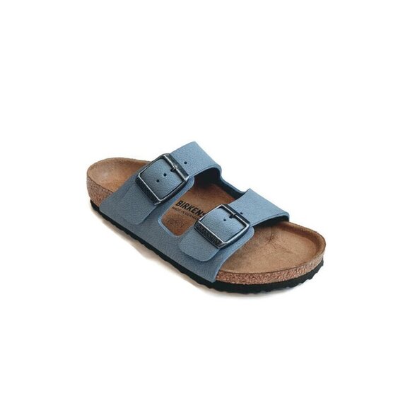 Birkenstock Other - Birkenstock Arizona Birkibuc Sandals Kids Size US C 12 EU 30 Blue NARROW